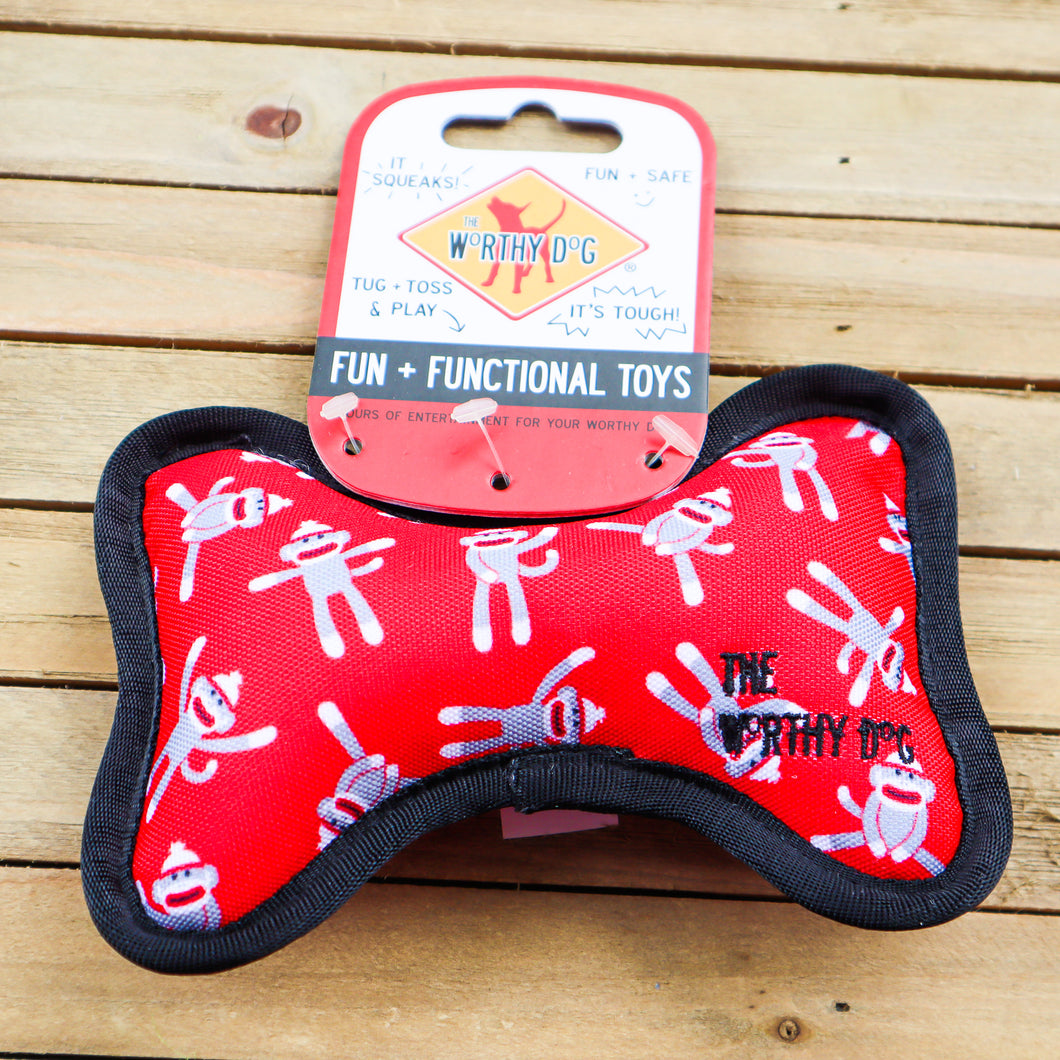 Toss & Play Fabric Dog Toy