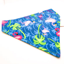 Load image into Gallery viewer, Flamingo Fun Over-The-Collar Bandana
