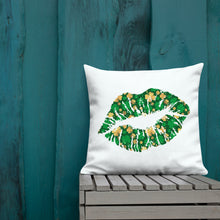 Load image into Gallery viewer, Kiss Me I&#39;m Irish Two-Sided Print Premium Pillow
