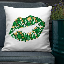 Load image into Gallery viewer, Kiss Me I&#39;m Irish Two-Sided Print Premium Pillow
