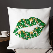 Load image into Gallery viewer, Kiss Me I&#39;m Irish Two-Sided Print Premium Pillow
