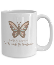 Load image into Gallery viewer, Inspirational Mug - Do Not Be Conformed to This World (White)
