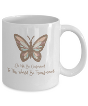 Load image into Gallery viewer, Inspirational Mug - Do Not Be Conformed to This World (White)
