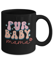 Load image into Gallery viewer, Pet Lover Mug - Fur Baby Mama (Black)
