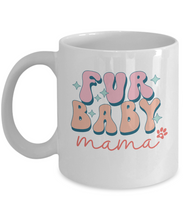 Load image into Gallery viewer, Pet Lover Mug - Fur Baby Mama (White)
