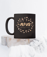 Load image into Gallery viewer, Inspirational Mug - Jesus Highway to Heaven (Black)
