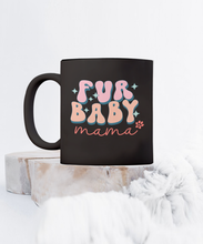 Load image into Gallery viewer, Pet Lover Mug - Fur Baby Mama (Black)
