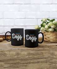 Load image into Gallery viewer, Dog Lover Mug - Key to Happiness is Dogs (Black)
