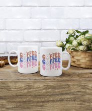 Load image into Gallery viewer, Coffee Themed Mug - Coffee Coffee Coffee
