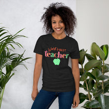 Load image into Gallery viewer, World&#39;s Best Teacher Tee
