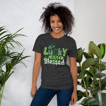 Load image into Gallery viewer, Lucky and Blessed Irish Tee
