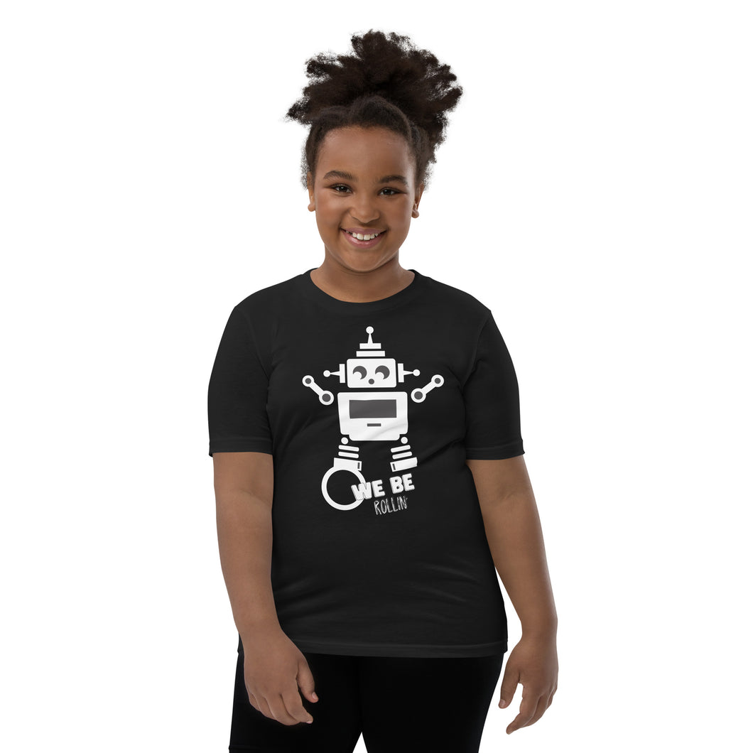 We Be Rollin' Robot Tee - Youth Short Sleeve T-Shirt